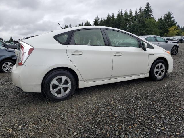 JTDKN3DU2C5452662 - 2012 TOYOTA PRIUS WHITE photo 3