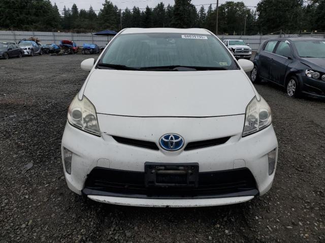 JTDKN3DU2C5452662 - 2012 TOYOTA PRIUS WHITE photo 5