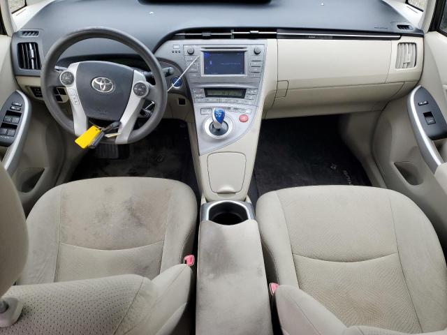 JTDKN3DU2C5452662 - 2012 TOYOTA PRIUS WHITE photo 8