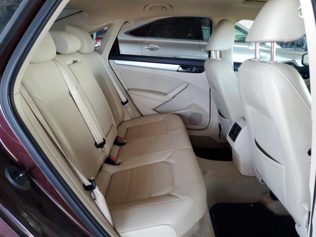 1VWBN7A37DC100951 - 2013 VOLKSWAGEN PASSAT SE MAROON photo 10