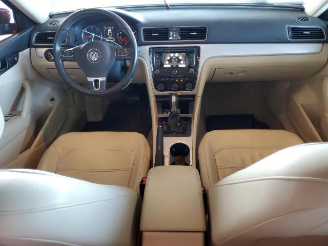 1VWBN7A37DC100951 - 2013 VOLKSWAGEN PASSAT SE MAROON photo 8