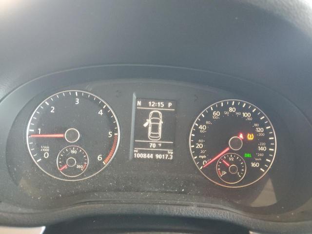 1VWBN7A37DC100951 - 2013 VOLKSWAGEN PASSAT SE MAROON photo 9