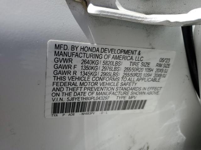 5J8YE1H80PL043297 - 2023 ACURA MDX ADVANCE WHITE photo 14