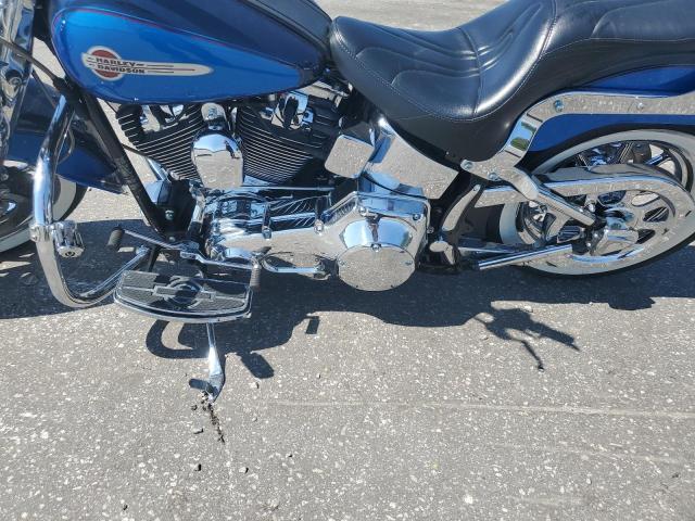 1HD1BWB194Y046634 - 2004 HARLEY-DAVIDSON FLSTCI BLUE photo 7