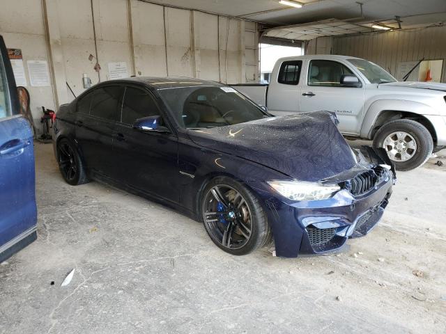 WBS8M9C59G5D30358 - 2016 BMW M3 BLUE photo 4