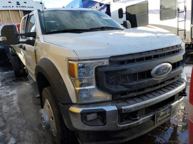 1FT8W4DT7NEC10246 - 2022 FORD F450 SUPER DUTY WHITE photo 5