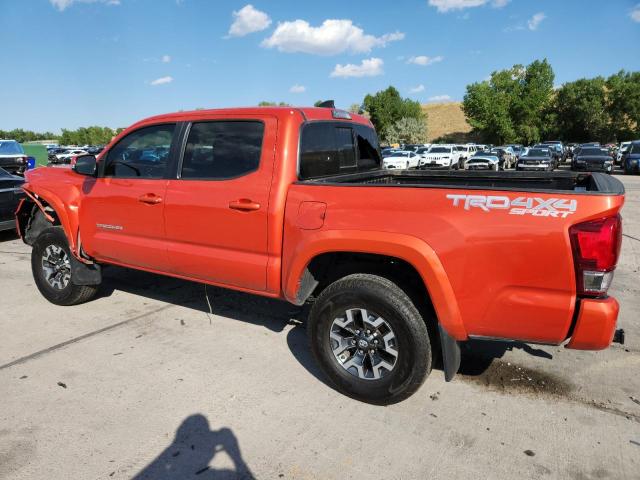3TMCZ5AN1HM051977 - 2017 TOYOTA TACOMA DOUBLE CAB ORANGE photo 2