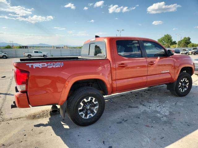 3TMCZ5AN1HM051977 - 2017 TOYOTA TACOMA DOUBLE CAB ORANGE photo 3