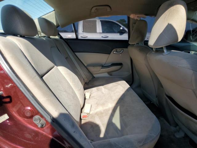19XFB2F52CE051689 - 2012 HONDA CIVIC LX 勃艮第红 照片 10