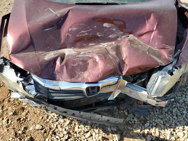 19XFB2F52CE051689 - 2012 HONDA CIVIC LX 勃艮第红 照片 11