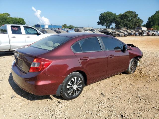 19XFB2F52CE051689 - 2012 HONDA CIVIC LX 勃艮第红 照片 3