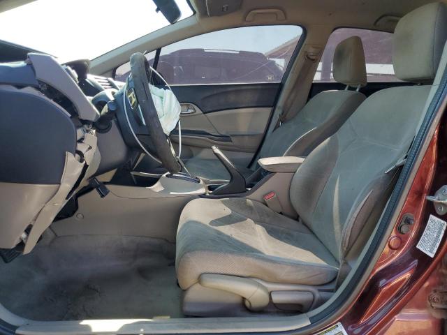 19XFB2F52CE051689 - 2012 HONDA CIVIC LX 勃艮第红 照片 7
