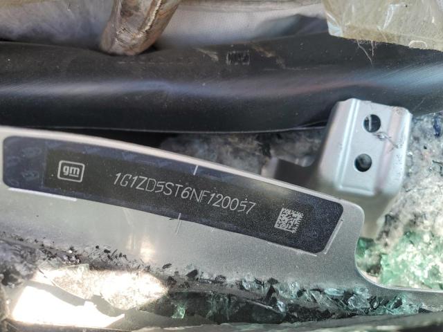 1G1ZD5ST6NF120057 - 2022 CHEVROLET MALIBU LT 银色 照片 13