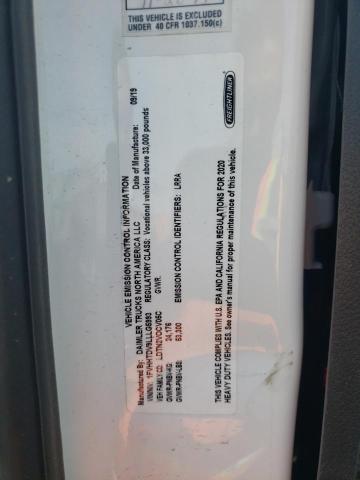 1FVHHTDV9LLLG5993 - 2020 FREIGHTLINER CASCADIA 1 WHITE photo 10