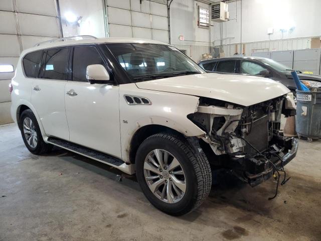 JN8AZ2NE6H9158431 - 2017 INFINITI QX80 BASE WHITE photo 4