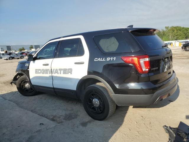 1FM5K8AR2HGB00529 - 2017 FORD EXPLORER POLICE INTERCEPTOR TWO TONE photo 2