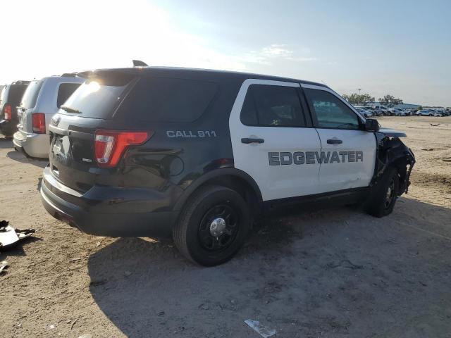 1FM5K8AR2HGB00529 - 2017 FORD EXPLORER POLICE INTERCEPTOR TWO TONE photo 3