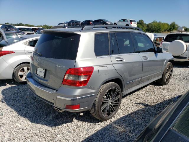 WDCGG8HB9BF643844 - 2011 MERCEDES-BENZ GLK 350 4MATIC GRAY photo 3