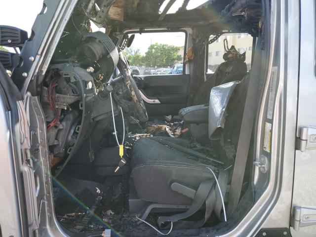 1C4HJWEG5GL153927 - 2016 JEEP WRANGLER U SAHARA SILVER photo 7