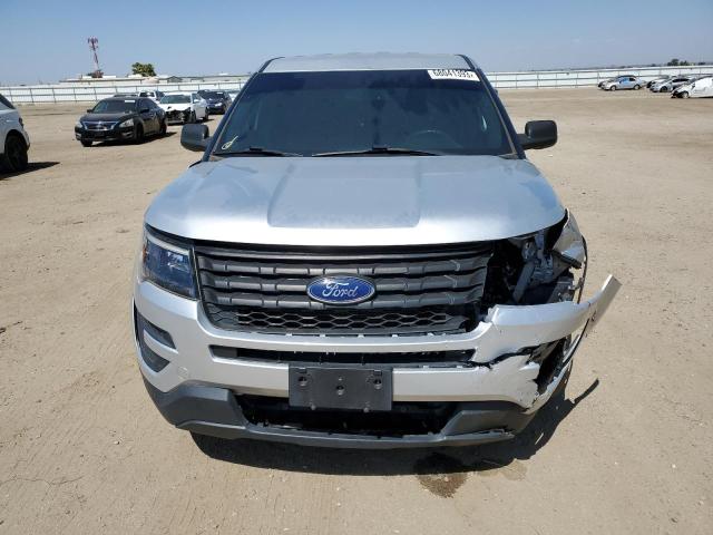 1FM5K8AR8KGB23627 - 2019 FORD EXPLORER POLICE INTERCEPTOR SILVER photo 5