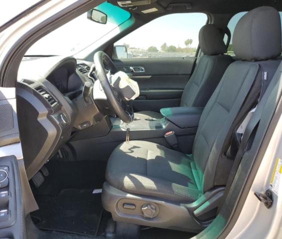 1FM5K8AR8KGB23627 - 2019 FORD EXPLORER POLICE INTERCEPTOR SILVER photo 7