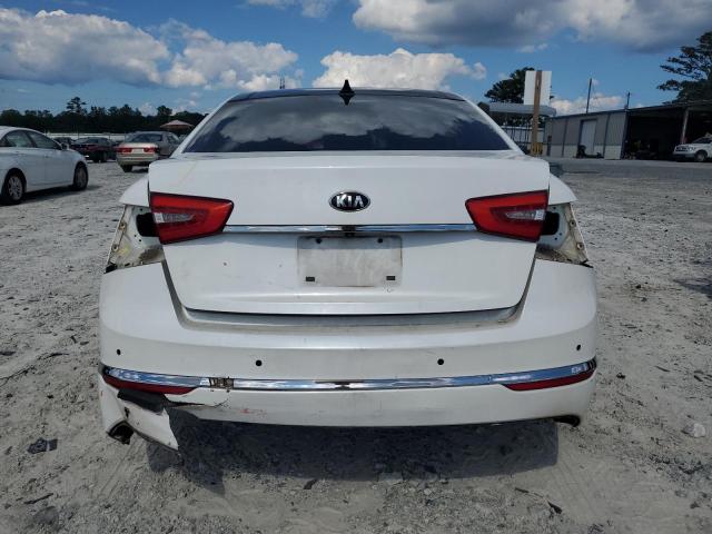 KNALN4D79E5137801 - 2014 KIA CADENZA PREMIUM WHITE photo 6