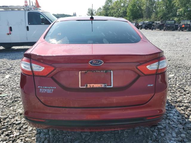 1FA6P0H70G5131505 - 2016 FORD FUSION SE BURGUNDY photo 6