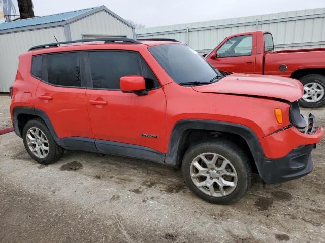 ZACCJBBT0FPB71345 - 2015 JEEP RENEGADE LATITUDE RED photo 4