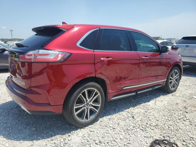 2FMPK3K95KBC61692 - 2019 FORD EDGE TITANIUM RED photo 3