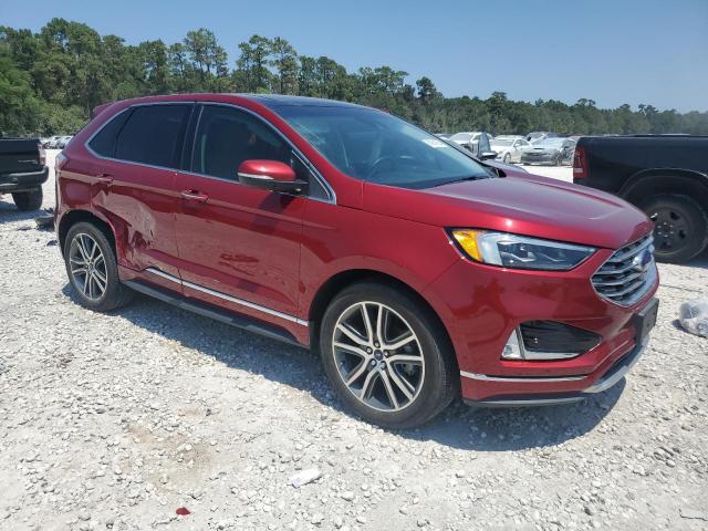 2FMPK3K95KBC61692 - 2019 FORD EDGE TITANIUM RED photo 4