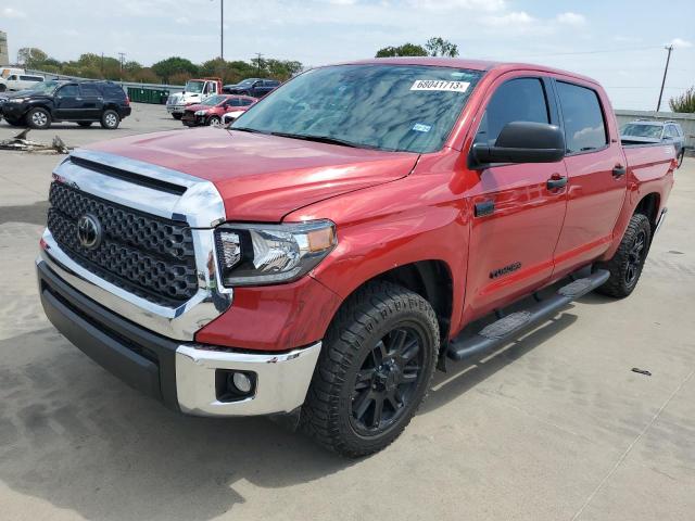 5TFDY5F1XMX987159 - 2021 TOYOTA TUNDRA CREWMAX SR5 RED photo 1