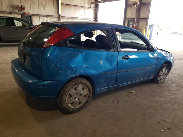 1FAFP31N47W276602 - 2007 FORD FOCUS ZX3 BLUE photo 3