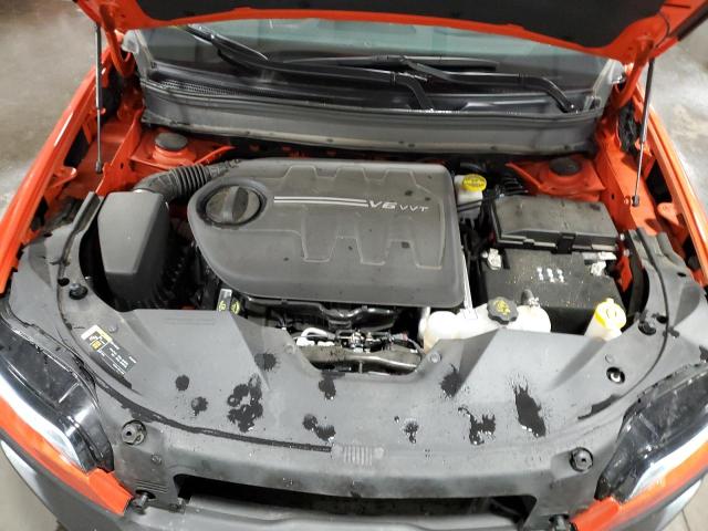 1C4PJMBX1MD198602 - 2021 JEEP CHEROKEE TRAILHAWK ნარინჯისფერი ფოტო 12