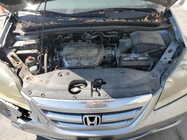 5FNRL38746B071276 - 2006 HOND ODYSSEY EXL ვერცხლისფერი ფოტო 12