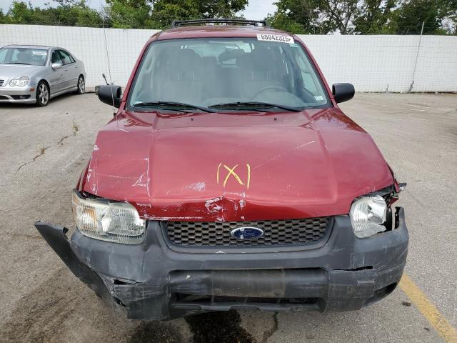 1FMYU02154DA18596 - 2004 FORD ESCAPE XLS წითელი ფოტო 5