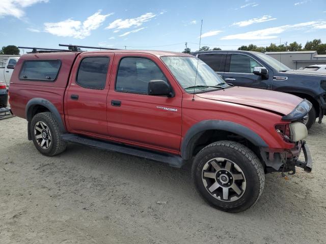 5TEGN92N81Z784426 - 2001 TOYOTA TACOMA DOUBLE CAB PRERUNNER BURGUNDY photo 4