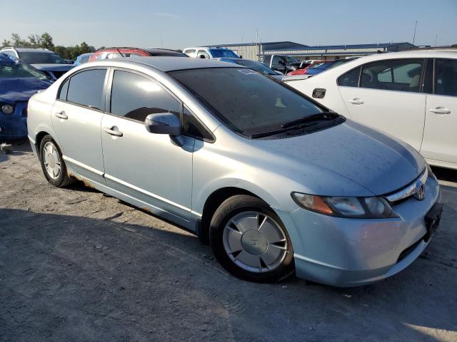 JHMFA36236S022703 - 2006 HONDA CIVIC HYBRID BLUE photo 4