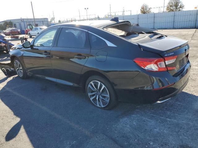 1HGCV3F1XMA001948 - 2021 HONDA ACCORD HYBRID BLACK photo 2