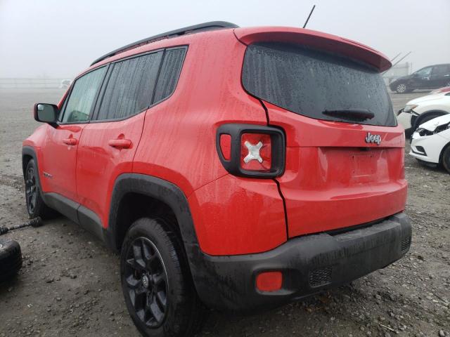 ZACCJABT3FPB41770 - 2015 JEEP RENEGADE LATITUDE RED photo 2