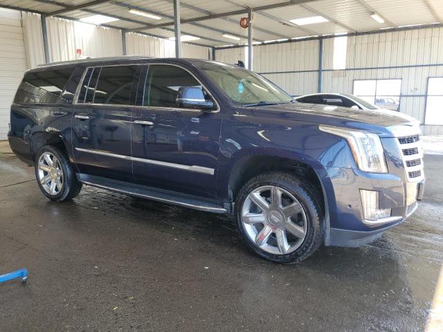 1GYS4HKJ0JR265090 - 2018 CADILLAC ESCALADE ESV LUXURY BLUE photo 4