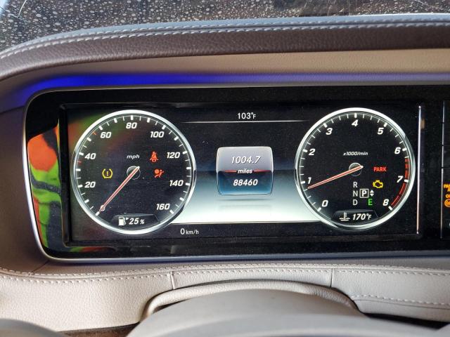 WDDUG8FB8GA215463 - 2016 MERCEDES-BENZ S 550 4MATIC BLACK photo 9