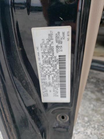 5TBRT34143S375919 - 2003 TOYOTA TUNDRA ACCESS CAB SR5 BLACK photo 12