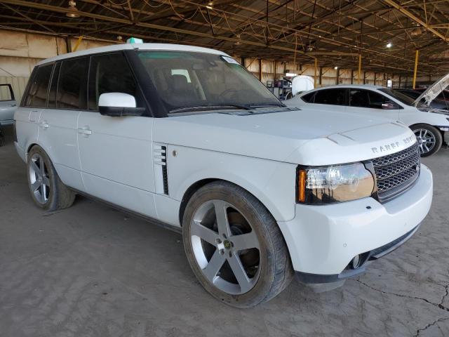 SALMF1D48CA378495 - 2012 LAND ROVER RANGE ROVE HSE LUXURY WHITE photo 4