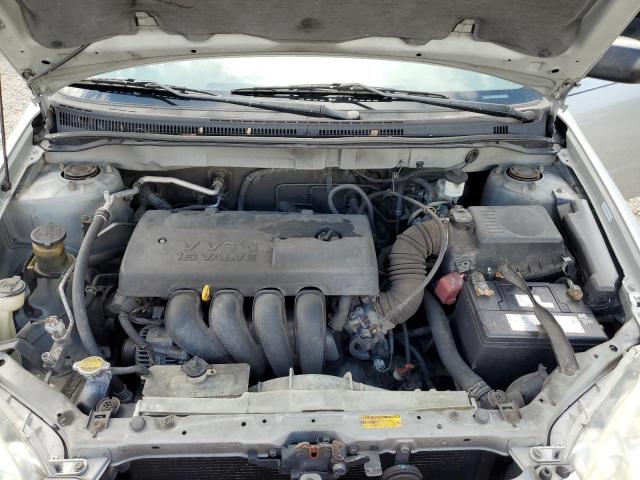 1NXBR32E04Z255718 - 2004 TOYOTA COROLLA CE SILVER photo 11