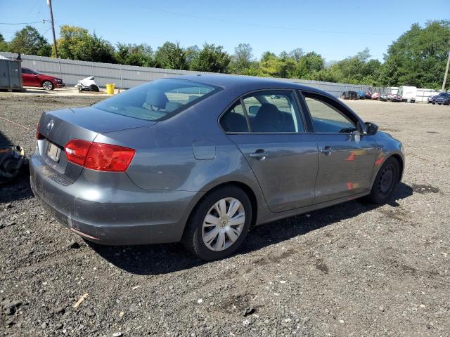 3VW1K7AJ5CM382636 - 2012 VOLKSWAGEN JETTA BASE GRAY photo 3