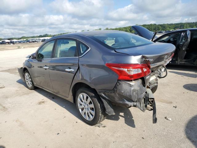 3N1AB7APXKY262042 - 2019 NISSAN SENTRA S GRAY photo 2