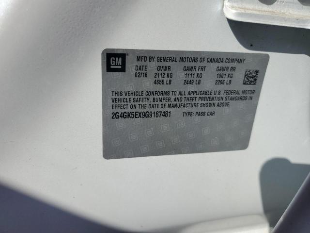 2G4GK5EX9G9167481 - 2016 BUICK REGAL 白色 照片 12