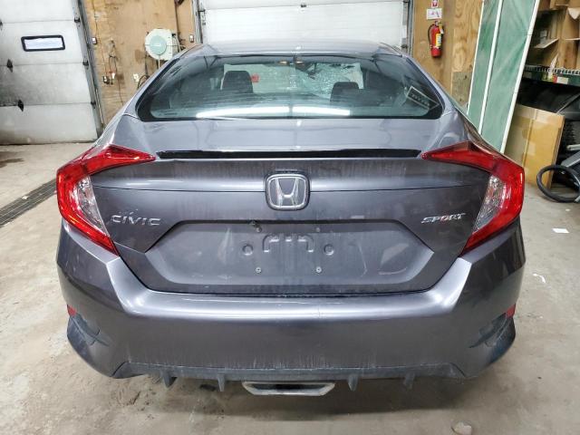 19XFC2F86LE026463 - 2020 HONDA CIVIC SPORT GRAY photo 6