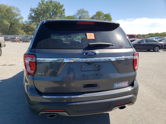 1FM5K7D85JGB03539 - 2018 FORD EXPLORER XLT GRAY photo 6