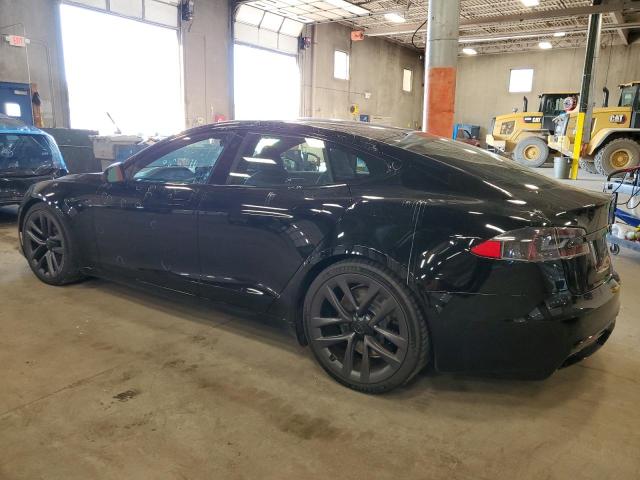 5YJSA1E50MF433258 - 2021 TESLA MODEL S Սև լուսանկար 2
